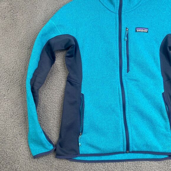 Patagonia Women Small Performance Better Sweater Hoody Teal STY25975 - Picture 2 of 12